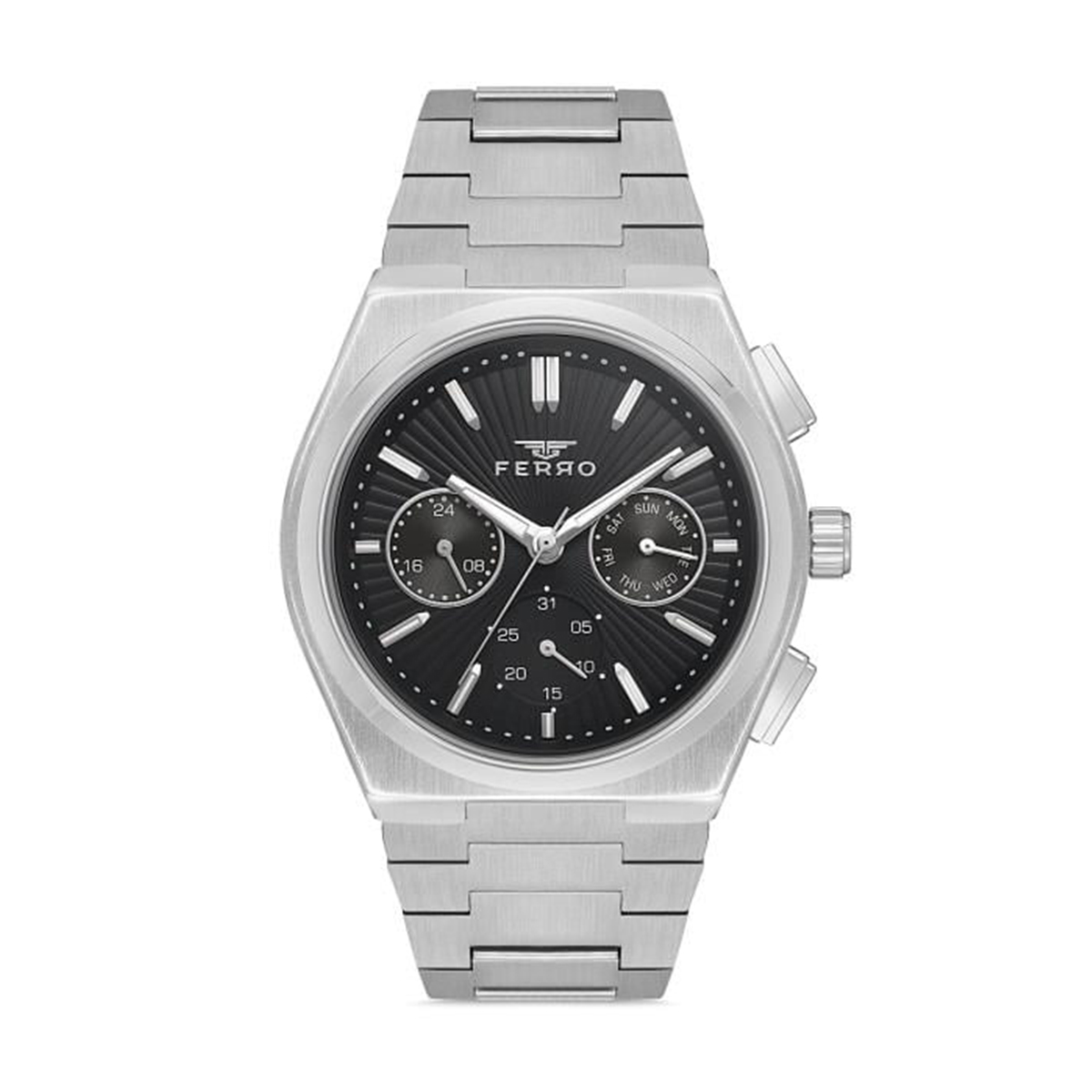 MONTRE FERRO HOMME M.FONCTION ACIER
